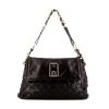 Marc Jacobs handbag in black braided leather - 360 thumbnail