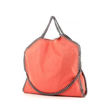 Bolso de mano Stella McCartney Falabella en lona naranja