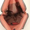 Bolso de mano Stella McCartney Falabella en lona coral - Detail D2 thumbnail