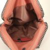 Stella McCartney Falabella handbag in coral canvas - Detail D2 thumbnail
