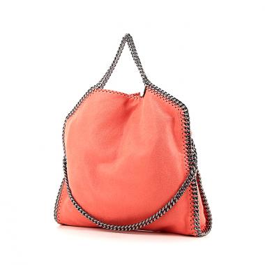 Bolso de mano Stella McCartney Falabella en lona coral