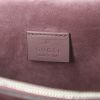 Gucci Dionysus handbag in beige monogram canvas and burgundy suede - Detail D5 thumbnail