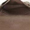 Louis Vuitton Abbesses shoulder bag in brown damier canvas and brown leather - Detail D2 thumbnail