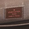 Louis Vuitton Abbesses shoulder bag in brown damier canvas and brown leather - Detail D3 thumbnail