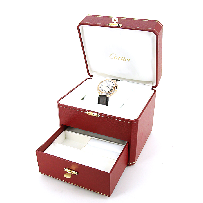 Cartier Ballon Bleu De Cartier watch in pink gold Ref:  3003 Circa  2010 - Detail D2