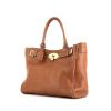 Mulberry Bayswater shopping bag in brown grained leather - 00pp thumbnail
