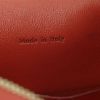 Borsa Celine Belt modello piccolo in pelle beige e nera e pelle martellata rossa - Detail D4 thumbnail