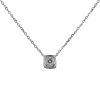 Dinh Van Cube necklace in white gold and diamond - 00pp thumbnail