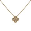 Collar Van Cleef & Arpels Alhambra Vintage en oro amarillo y diamantes - 00pp thumbnail