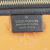 Louis Vuitton Neoprene Scuba shopping bag in orange monogram canvas and black leather - Detail D3 thumbnail
