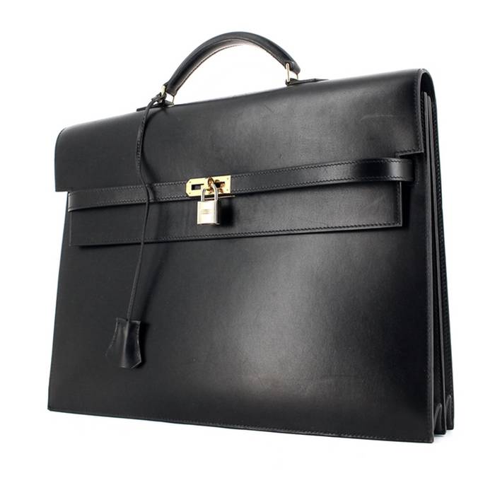 Briefcases Hermès Men Briefcase HERMÈS black Men Bags Hermès Men Satchels & Briefcases Hermès Men Briefcases Hermès Men 