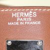 Bolsa de viaje Hermès Relax Kelly en cuero swift marrón - Detail D3 thumbnail