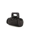 Chanel Camelia handbag in black leather - 00pp thumbnail
