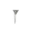 Messika Théa earring in 14k white gold and diamonds - 00pp thumbnail