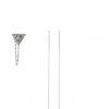 Messika Théa earring in 14k white gold and diamonds - 360 thumbnail