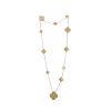 Van Cleef & Arpels Magic Alhambra long necklace in yellow gold and mother of pearl - 360 thumbnail