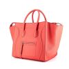 Celine Phantom handbag in coral leather - 00pp thumbnail