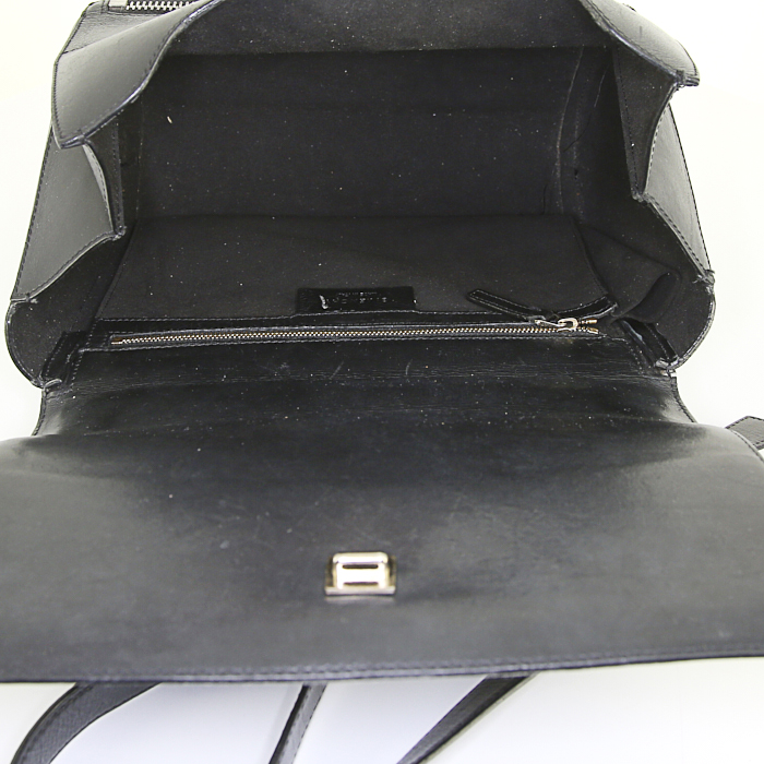Givenchy Pandora small model shoulder bag in black leather - Detail D3