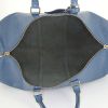 Bolsa de viaje Louis Vuitton Keepall 45 en cuero Epi azul - Detail D2 thumbnail
