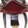 Louis Vuitton Sistina handbag in brown damier canvas and brown leather - Detail D2 thumbnail