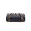 Chanel Timeless handbag in navy blue leather - 360 Front thumbnail
