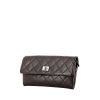 Chanel 2.55 wallet in black quilted leather - 00pp thumbnail