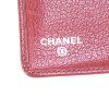 Chanel Camelia - Wallet wallet in red leather - Detail D3 thumbnail