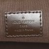 Porta-documentos Louis Vuitton Icare en lona a cuadros marrón y cuero marrón - Detail D4 thumbnail