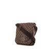 Sac bandoulière Louis Vuitton Brooklyn en toile damier marron - 00pp thumbnail