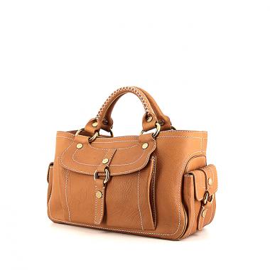 Bolso de mano Celine Boogie en cuero marrón