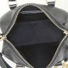 Saint Laurent Duffle mini shoulder bag in black leather - Detail D3 thumbnail