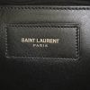 Saint Laurent Duffle mini shoulder bag in black leather - Detail D4 thumbnail