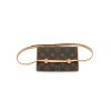 Pochette-ceinture Louis Vuitton Florentine en toile monogram et cuir naturel - 360 Back thumbnail