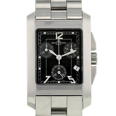 Montre Baume 
Mercier Hampton en acier Ref :  65341 Vers  2000