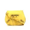 Balenciaga shoulder bag in yellow leather - 360 thumbnail