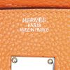 Hermes Birkin Shoulder handbag in orange togo leather - Detail D3 thumbnail