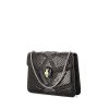 Bulgari Serpenti handbag in black leather and black python - 00pp thumbnail