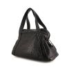 Chanel Grand Shopping handbag in black monogram leather - 00pp thumbnail