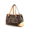 Louis Vuitton Rivets handbag in brown monogram canvas and natural leather - 00pp thumbnail