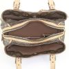 Bolso de mano Louis Vuitton Rivets en lona Monogram marrón y cuero natural - Detail D2 thumbnail