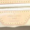 Louis Vuitton Hampstead shopping bag in azur damier canvas and natural leather - Detail D3 thumbnail