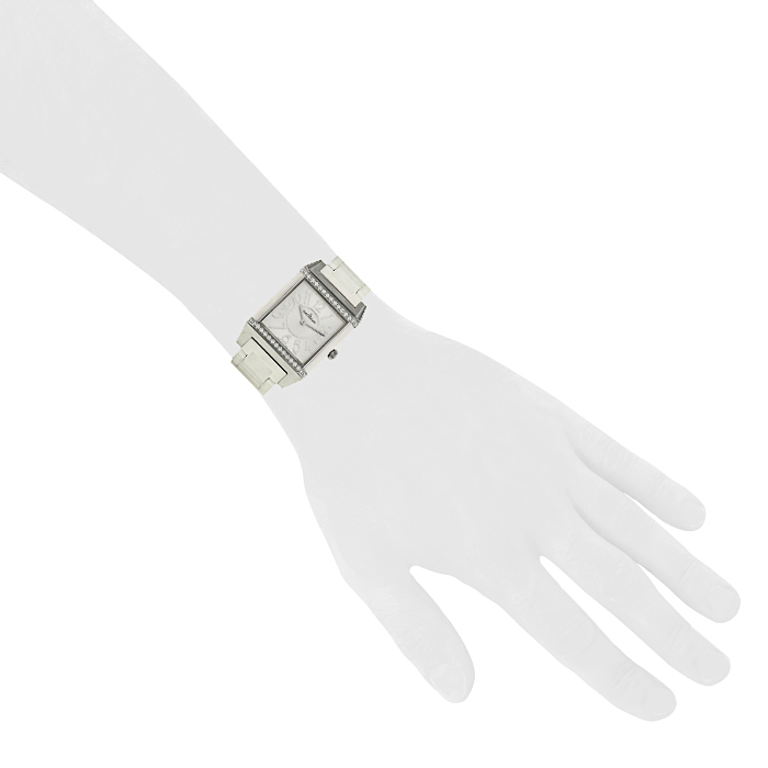 Montre Jaeger-LeCoultre Reverso Squadra Lady en acier Ref :  JLQ7038720 Vers  2010 - Detail D1
