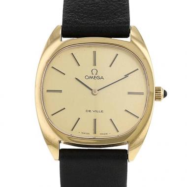 Orologio Omega De Ville in oro placcato Circa  1970