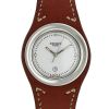 Hermes watch in brown leather and stainless steel Circa  2000 - 00pp thumbnail