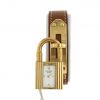 Orologio Hermes Kelly-Cadenas in oro placcato - 360 thumbnail