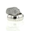 Cartier Panthère ring in white gold,  diamonds and emerald and in onyx - 360 thumbnail