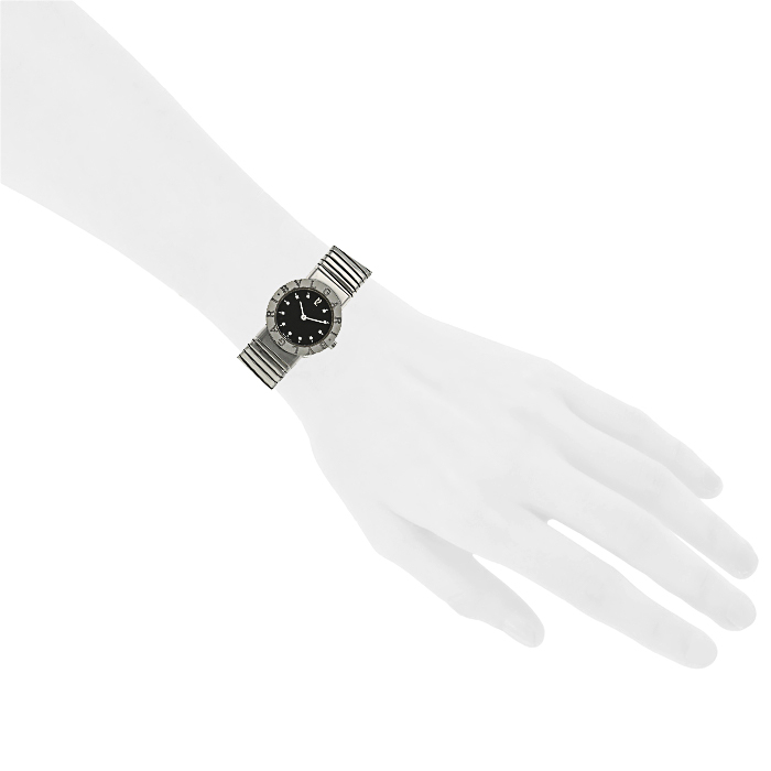Bulgari Tubogas watch in stainless steel Ref: BB262TS Circa 2000 - Detail D1
