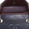 Sac bandoulière Chanel Mini Timeless en cuir matelassé bleu-marine - Detail D2 thumbnail