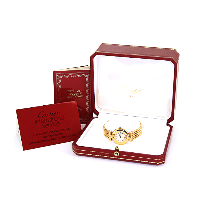 Montre Cartier Colisee en or jaune Vers 1993 - Detail D2
