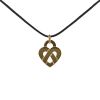 Poiray Coeur Entrelacé large model pendant in yellow gold - 00pp thumbnail